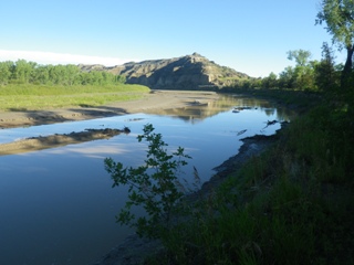 Little Missouri River from Campsite